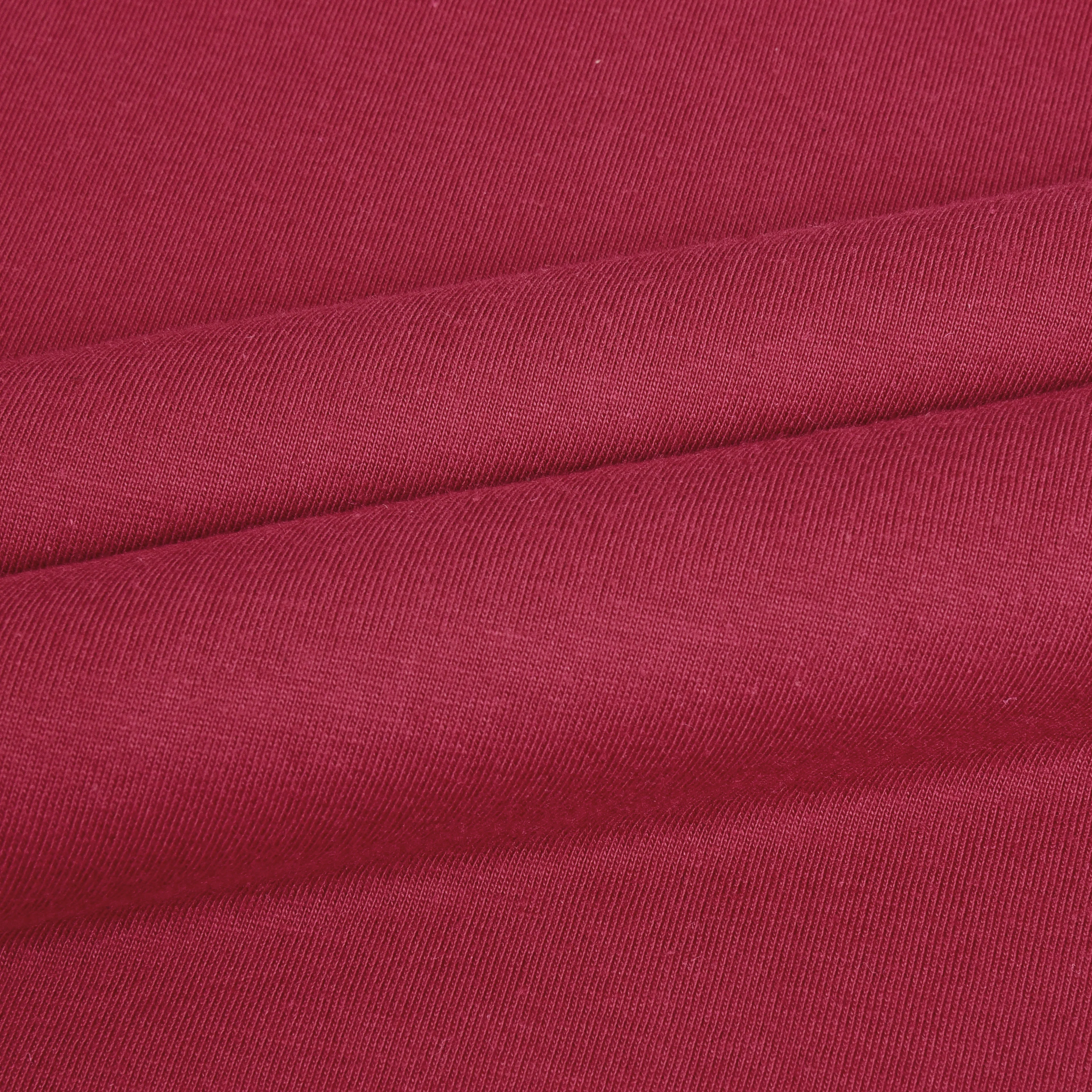 IMPERIO Men Maroon Solid Round Neck T-Shirt | Pure Cotton, Casual Fit RN5018 - Image 6