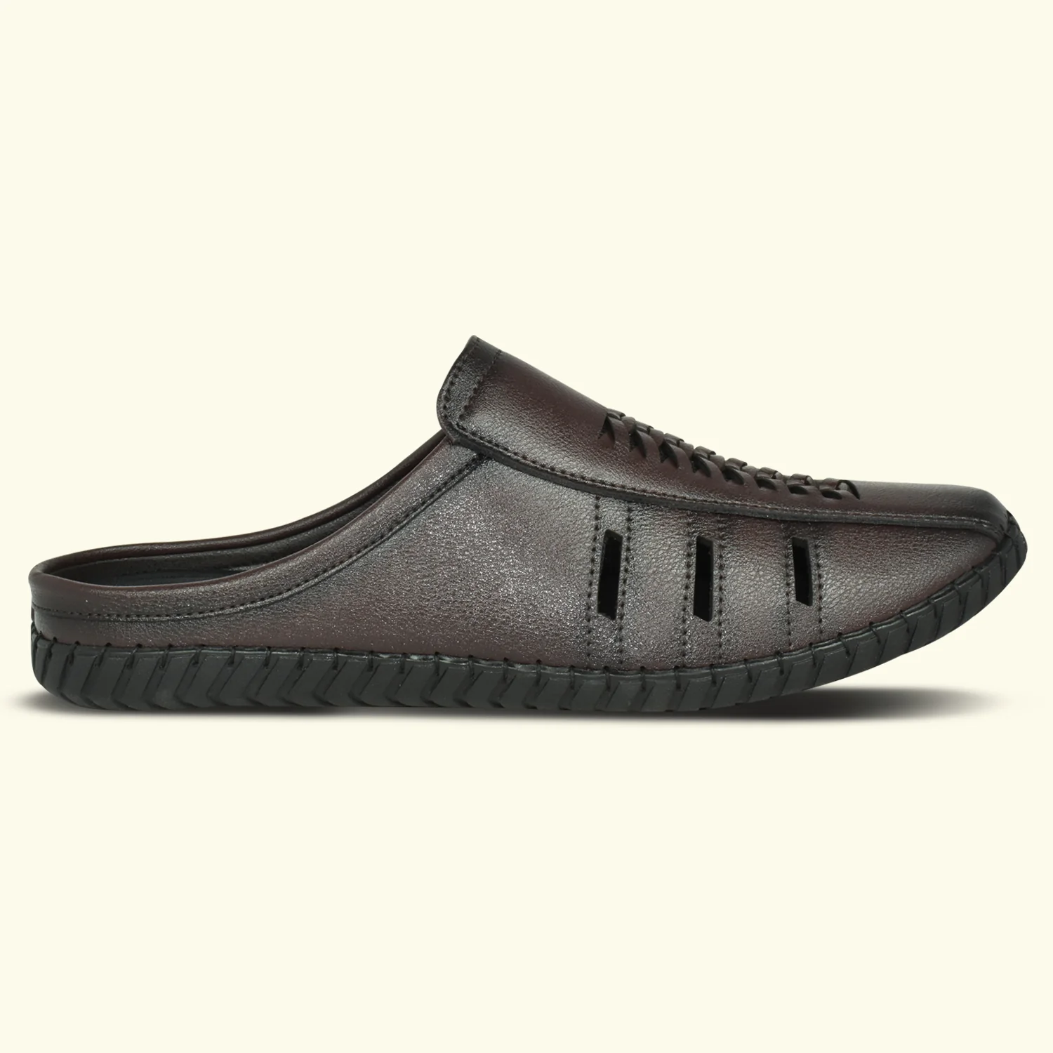 Imperio Men’s Laser-Cut Mules - Image 2