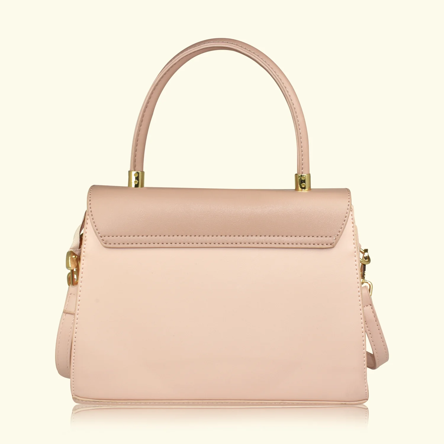 QIARRA by Ajanta Women’s Peach Sling Bag with Buckle Lock - Image 5