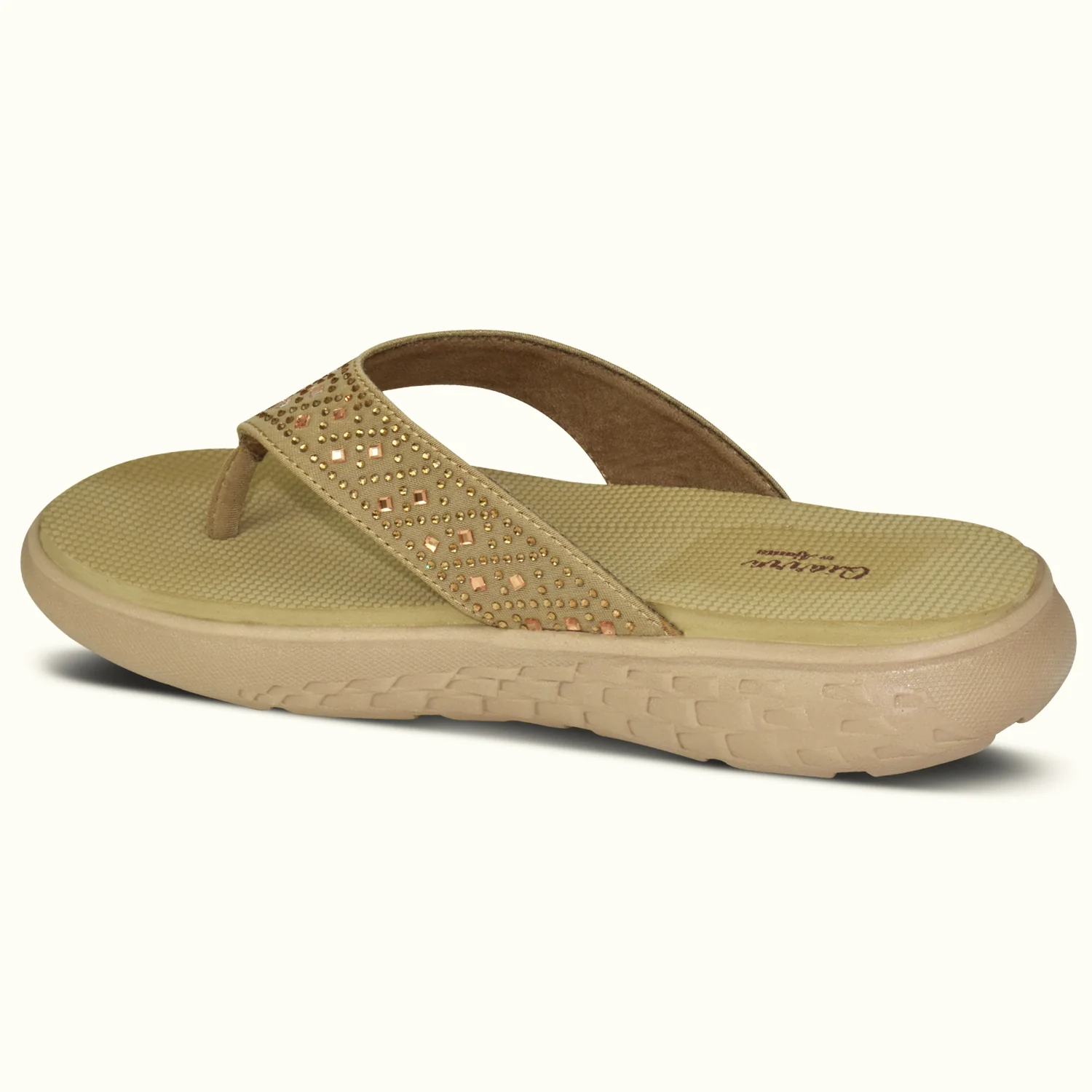 QIARRA V-Strap Embellished Sandals for Women - Image 9