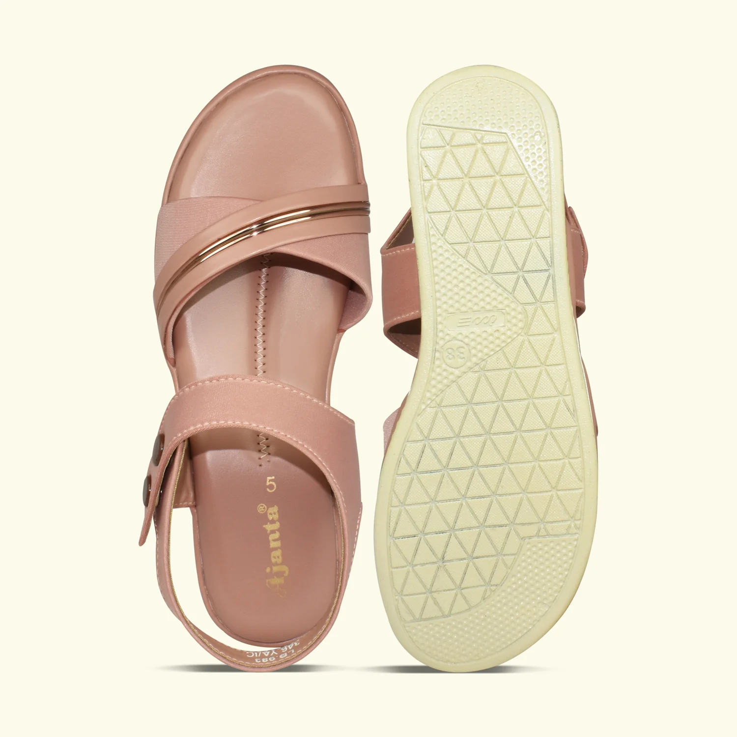 Ajanta Women's Sandals with Adjustable Ankle Strap - Image 6