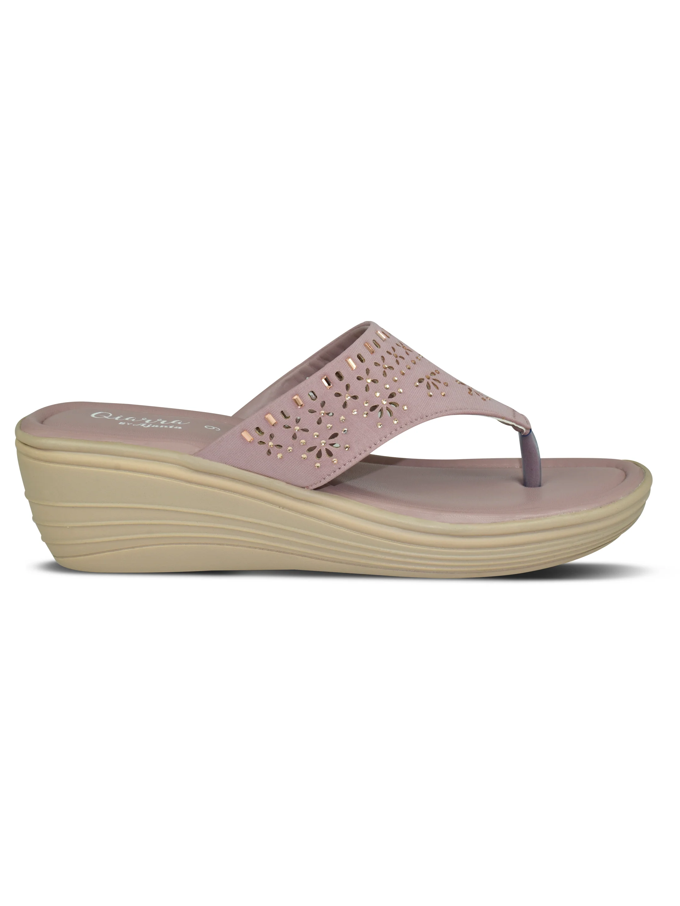 QIARRA by Ajanta Women Stylish Wedge Sandals - Image 11